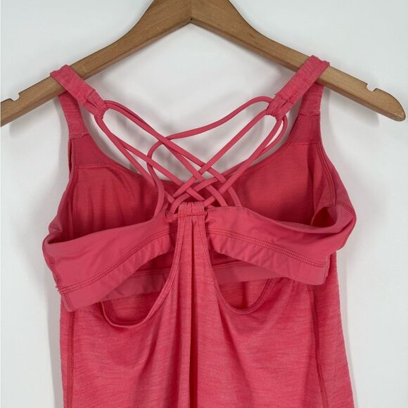 Lululemon Sunset Salutation Tank in Heathered Pink Lemonade / Pink Lemonade | 6 - Picture 6 of 8